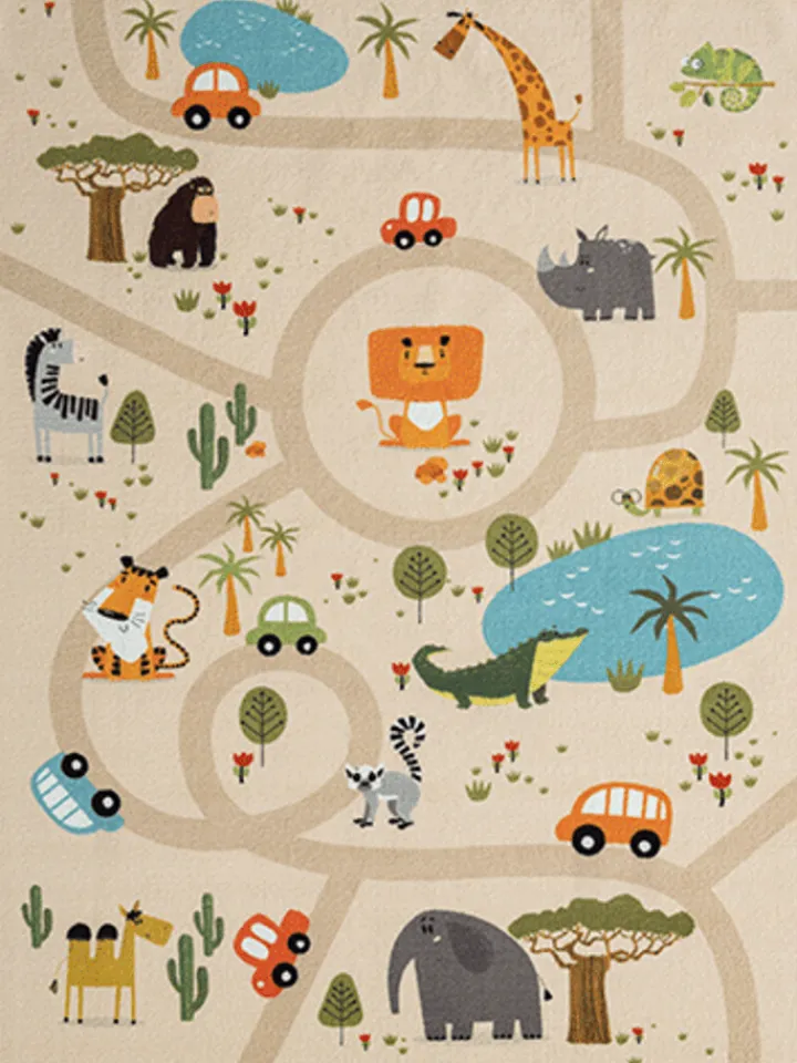 the carpet Outdoorteppiche<Kinderteppich Happy Life D in Beige