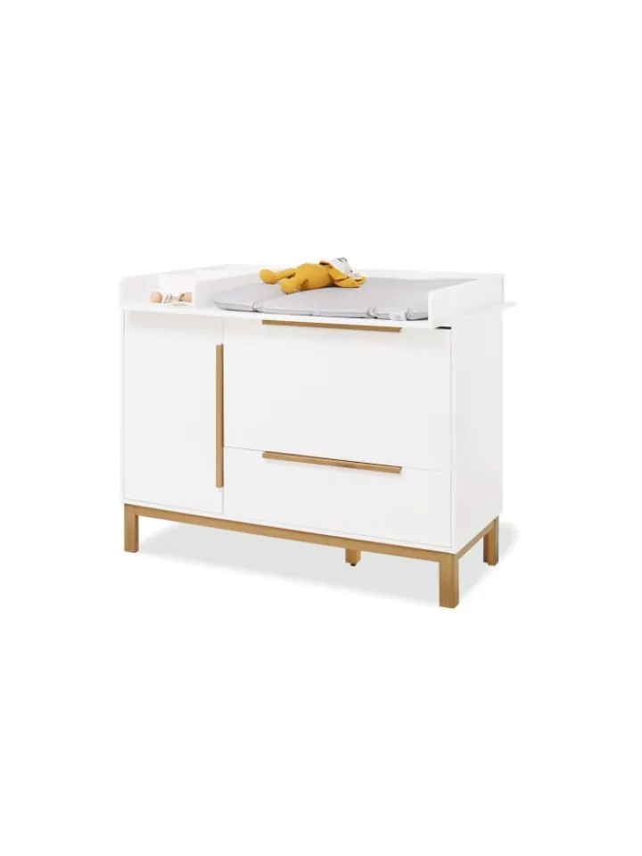 Pinolino Möbel-Sets<Kinderzimmer-Set Juna breit mit Windeleimerauszug, 3-tlg.