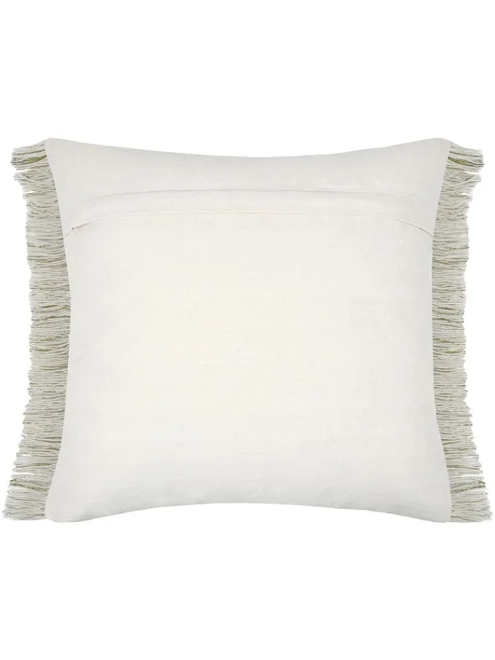 STOF France Kissen & Kissenhüllen<Kissen "Amazonica" in Creme/ Grün - (L)45 x (B)45 cm