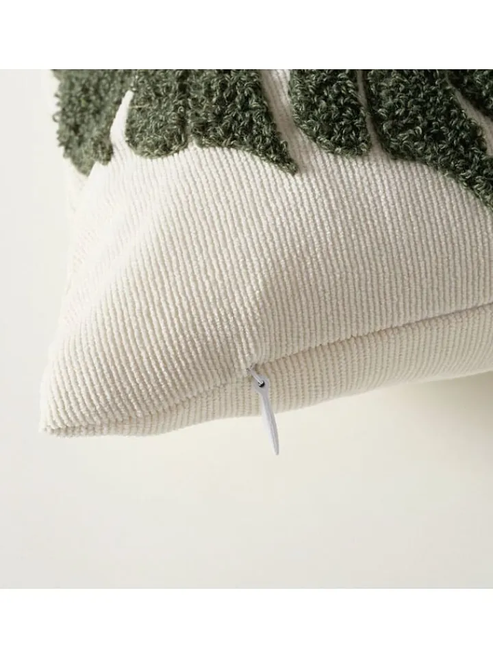 Boltze Kissen & Kissenhüllen<Kissen ''Dubia'' in Creme/ Grün - (L)45 x (B)45 cm