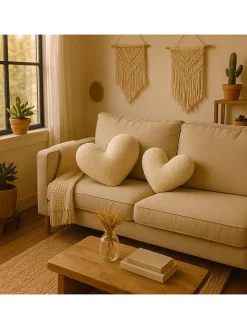 ABERTO DESIGN Kissen & Kissenhüllen<Kissen in Beige - (B)42 x (H)45 x (T)12 cm