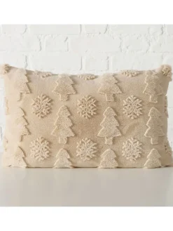 Boltze Kissen & Kissenhüllen<Kissen "Naina" in Beige - (L)48 x (B)30 cm