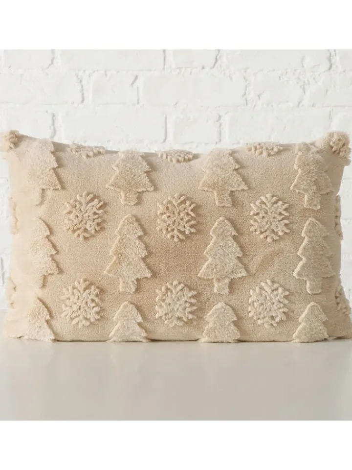 Boltze Kissen & Kissenhüllen<Kissen "Naina" in Beige - (L)48 x (B)30 cm