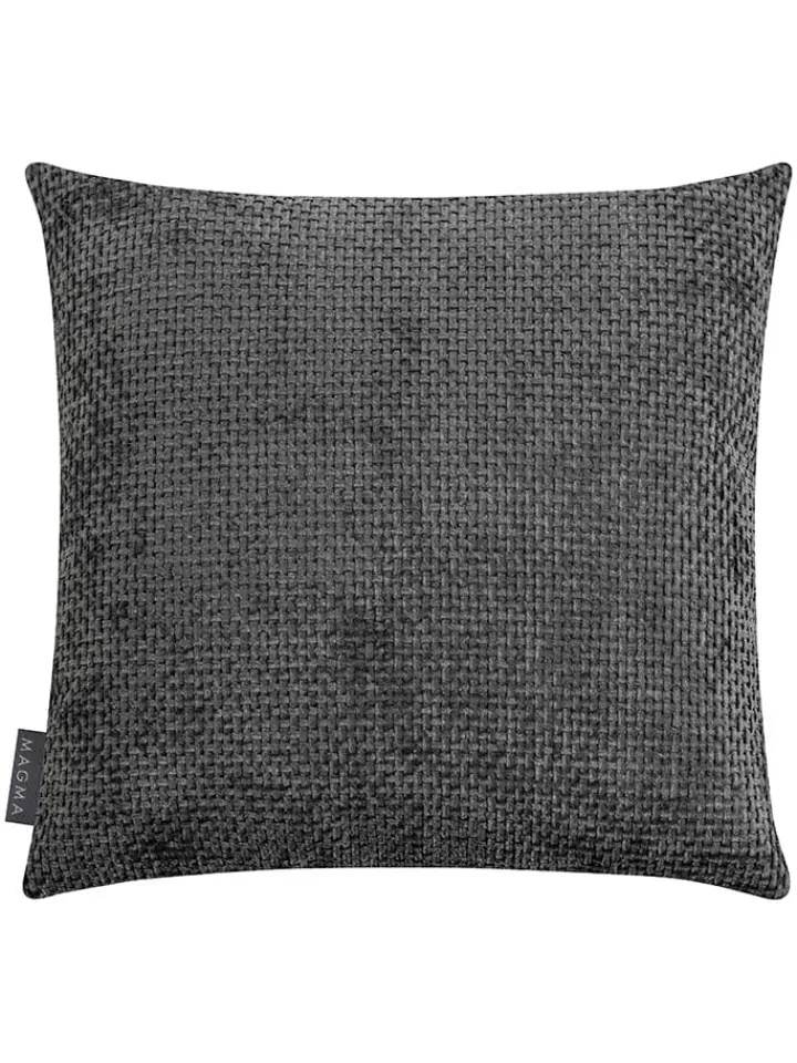 Magma Heimtex Kissen & Kissenhüllen<Kissenhülle "Arlo" in Anthrazit - (L)40 x (B)40 cm