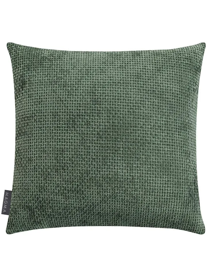 Magma Heimtex Kissen & Kissenhüllen<Kissenhülle "Arlo" in Grün - (L)40 x (B)40 cm