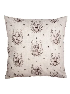 Clayre & Eef Kissen & Kissenhüllen<Kissenhülle in Braun - (L)45 x (B)45 cm