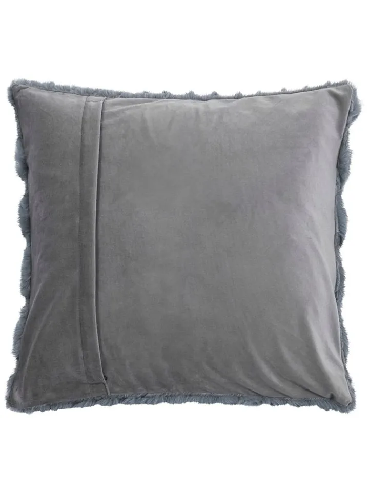 Magma Heimtex Kissen & Kissenhüllen<Kissenhülle "Plush" in Grau - (L)45 x (B)45 cm
