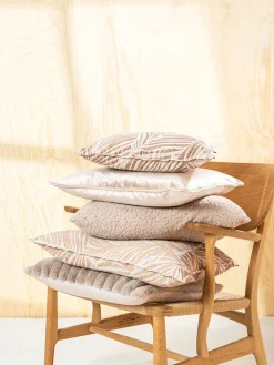 Magma Heimtex Kissen & Kissenhüllen<Kissenhülle "Raya" in Beige - (L)45 x (B)45 cm