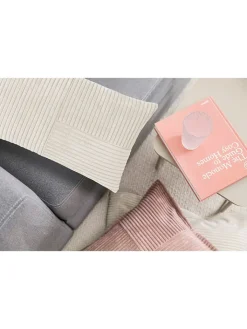 Magma Heimtex Kissen & Kissenhüllen<Kissenhülle "Shara" in Beige - (L)30 x (B)50 cm