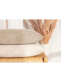 Magma Heimtex Kissen & Kissenhüllen<Kissenhülle "Shara" in Beige - (L)45 x (B)45 cm