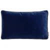 Blomus Kissen & Kissenhüllen<Kissenhülle "Velvet" in Dunkelblau - (L)50 x (B)30 cm