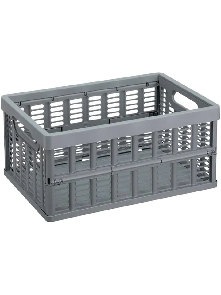 NHG Kisten & Körbe<Kiste in Grau - (B)35,5 x (H)16,3 x (T)24 cm