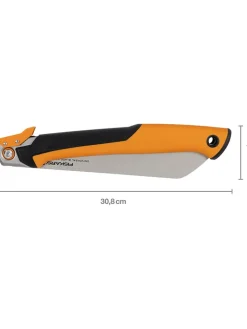 Fiskars Gartendekoration<Klappbare Zugsäge in Orange/ Schwarz