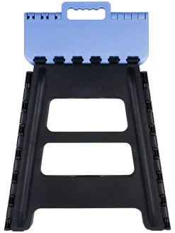Jolly Sitzmöbel<Klapphocker in Schwarz/ Blau - (B)38 x (H)39 x (T)21 cm