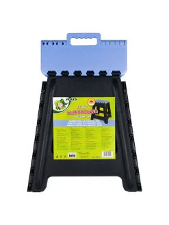 Jolly Sitzmöbel<Klapphocker in Schwarz/ Blau - (B)38 x (H)39 x (T)21 cm