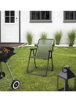 Garden Spirit Gartenmöbel<Klappstuhl ''Pliante'' in Khaki - (B)51 x (H)75 x (T)60 cm