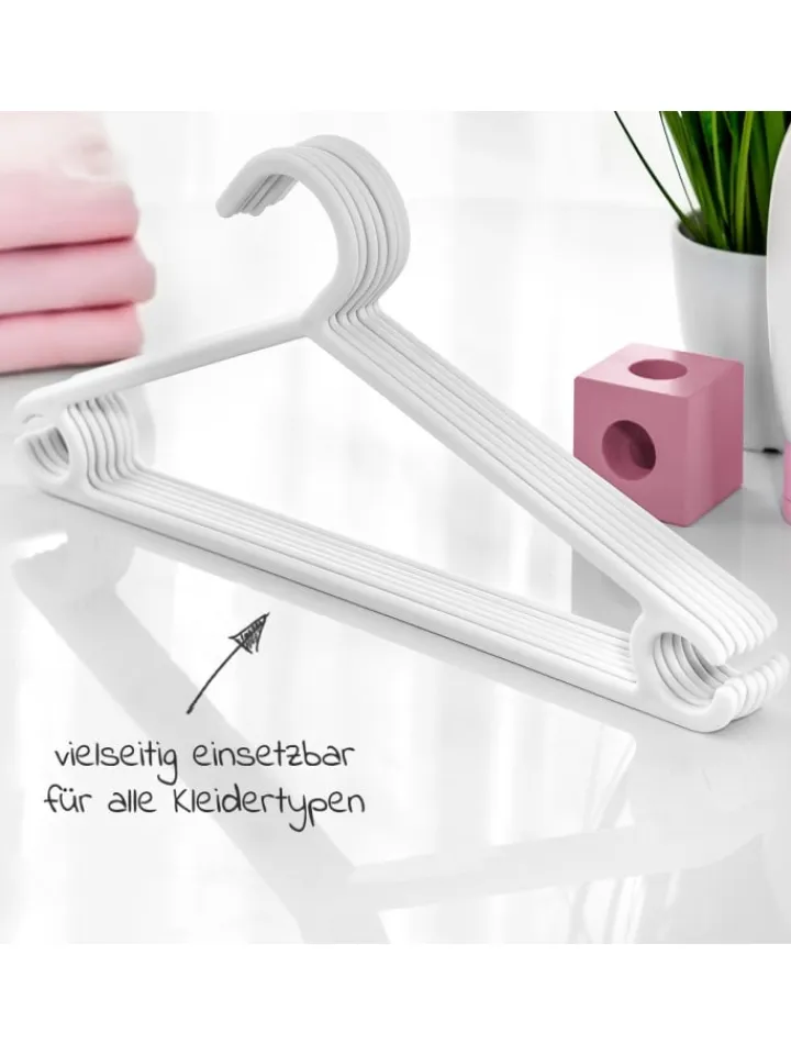LaLoona Babymöbel<Kleiderbügel für Babys und Kinder (22 Stück) in weiss