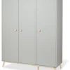 Pinolino Regale & Schränke<Kleiderschrank "Dusk" in Grau - (B)158 x (H)193 x (T)54 cm