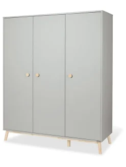 Pinolino Regale & Schränke<Kleiderschrank "Dusk" in Grau - (B)158 x (H)193 x (T)54 cm