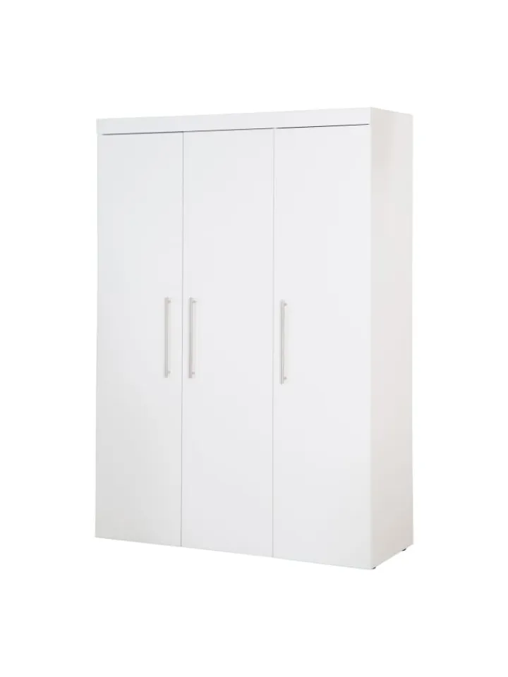 roba Garderoben<Kleiderschrank Kimi 3-türig mit Softclose, Kleiderstange & Metallgriffen