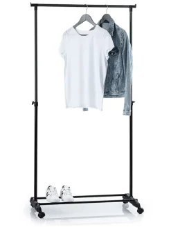 Joybos Garderoben<Kleiderständer in Schwarz - (B)160 x (H)80 x (T)42 cm