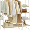 Songmics Garderoben|Regale & Schränke<Kleiderständer in Weiß/ Beige - (B)120 x (H)160 x (T)45 cm