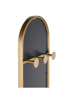 Beliani Garderoben<Kleiderständer MOODY in Gold/Weiß - (W) 34 x (H) 170 x (L) 34 cm