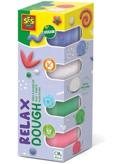 SES Kreativbedarf & Do-It-Yourself<Knete "Feel good - Relax" - 4x 90 g - ab 12 Monaten