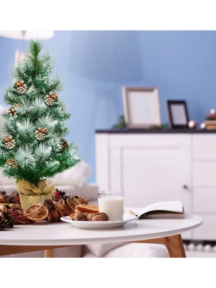 COSTWAY Künstliche Weihnachtsbäume<Künstlicher Mini Weihnachtsbaum in Grün