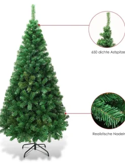 COSTWAY Künstliche Weihnachtsbäume<Künstlicher Weihnachtsbaum in Grün