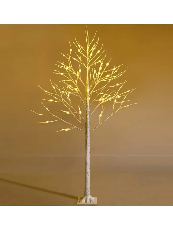 COSTWAY Künstliche Weihnachtsbäume<Künstlicher Weihnachtsbaum LED in Weiß