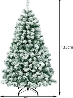 COSTWAY Künstliche Weihnachtsbäume<Künstlicher Weihnachtsbaum in Grün