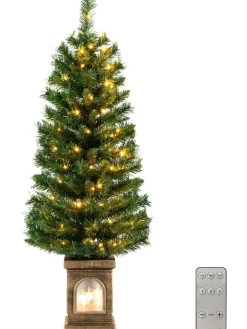 COSTWAY Künstliche Weihnachtsbäume<Künstlicher Weihnachtsbaum LED in Grün