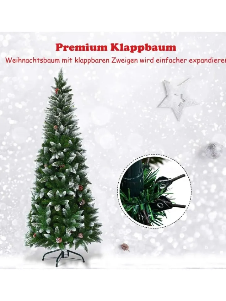 COSTWAY Künstliche Weihnachtsbäume<Künstlicher Weihnachtsbaum in Grün