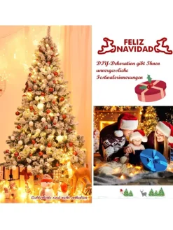 COSTWAY Künstliche Weihnachtsbäume<Künstlicher Weihnachtsbaum in Grün