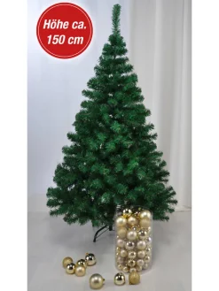 Profiline Künstliche Weihnachtsbäume<Künstlicher Weihnachtsbaum in Grün - (H)150 cm