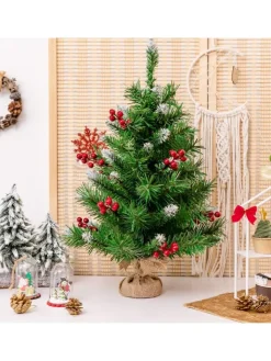 COSTWAY Künstliche Weihnachtsbäume<Künstlicher Weihnachtsbaum Mini in Grün