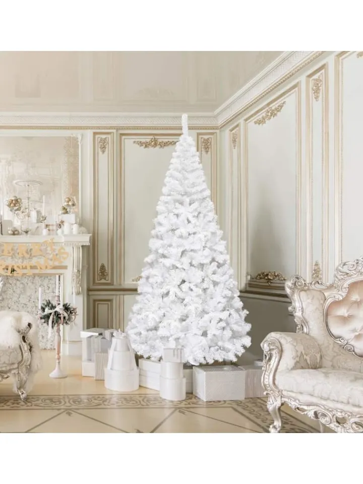 COSTWAY Künstliche Weihnachtsbäume<Künstlicher Weihnachtsbaum in Weiß