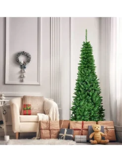 COSTWAY Künstliche Weihnachtsbäume<Künstlicher Weihnachtsbaum LED in Grün