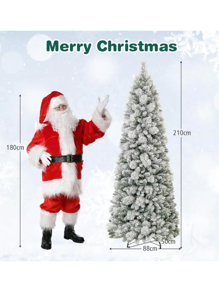COSTWAY Künstliche Weihnachtsbäume<Künstlicher Weihnachtsbaum mit Beleuchtung in Grün