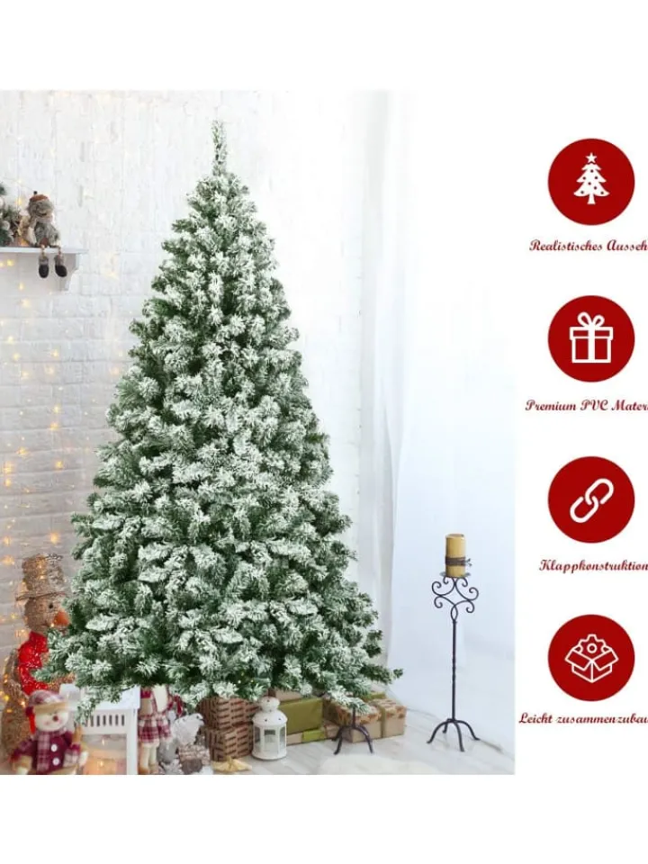 COSTWAY Künstliche Weihnachtsbäume<Künstlicher Weihnachtsbaum in Grün