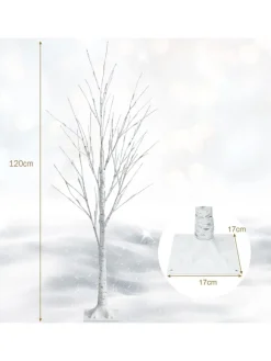 COSTWAY Künstliche Weihnachtsbäume<Künstlicher Weihnachtsbaum LED in Weiß