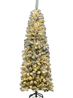 COSTWAY Künstliche Weihnachtsbäume<Künstlicher Weihnachtsbaum LED in Grün
