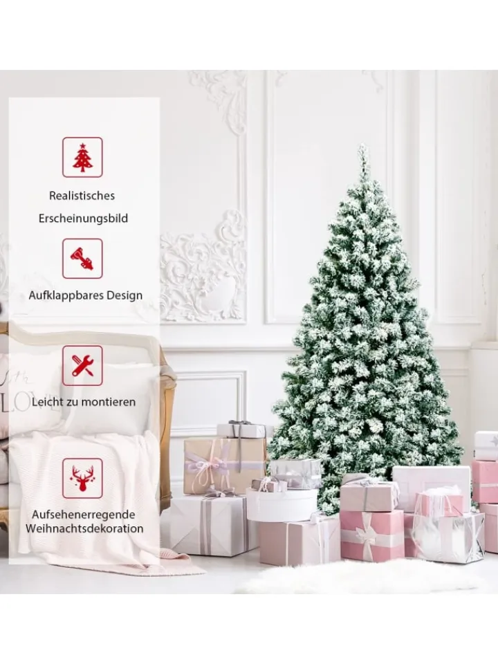 COSTWAY Künstliche Weihnachtsbäume<Künstlicher Weihnachtsbaum in Grün