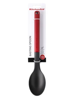 KitchenAid Koch- & Backutensilien<Kochlöffel "Classic" in Schwarz/ Rot - (L)34 cm
