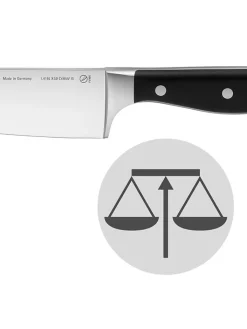 WMF Koch- & Backutensilien<Kochmesser ''Spitzenklas'' in Schwarz - (L)34 cm