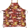 Moomin Küchentextilien<Kochschürze ''Festive Moments'' in Rot/ Gelb - (L)94 x (B)87 cm