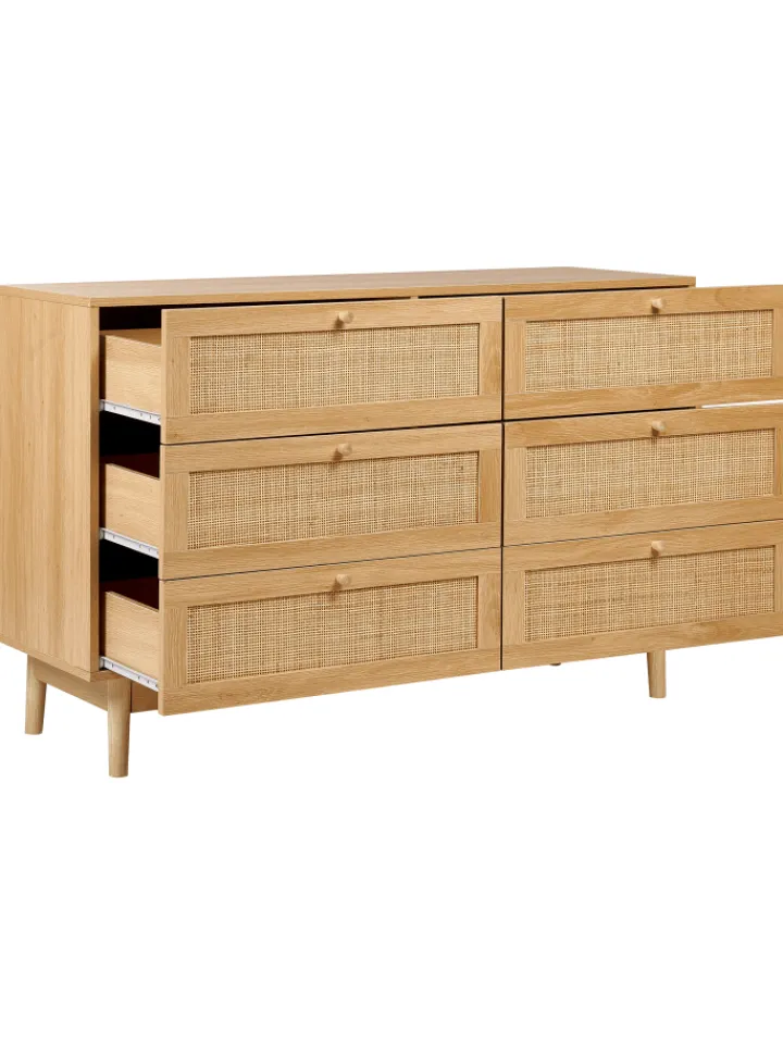 Beliani Regale & Schränke<Kommode NIVO in Braun - (W) 120 x (H) 76 x (L) 42 cm