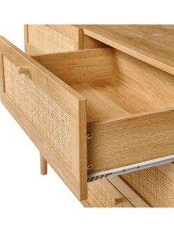 Beliani Regale & Schränke<Kommode NIVO in Braun - (W) 120 x (H) 76 x (L) 42 cm