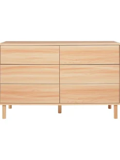 Beliani Regale & Schränke<Kommode SHARPE in Braun - (W) 120 x (H) 74 x (L) 40 cm